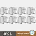 1-10PCS Kitchen Sponges Holder Stainless Steel Sink Sponges Drain Self Adhesive Storage Holder Wall Hooks Kitchen Tool Wholesale