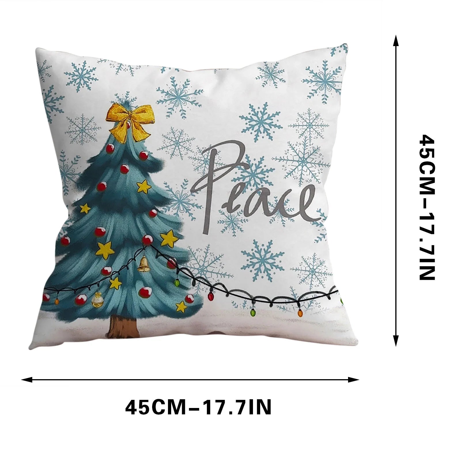 Christmas Pillow Cover Home Decoration Pillow Cover Living Room Sofa Bedroom Cushion Cover