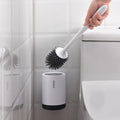ECOCO Toilet Brush and Holder Quick Drain Cleaning Brush Tools for Toilet Household WC Washroom Bathroom Accessories Sets