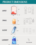 Compression Packing Cubes Set for Travel - Lightweight, Durable Clothes Organizer for Carry-On Luggage and Suitcases by