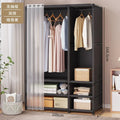 Dustproof Multipurpose Storage Rack, Large Capacity, Simple Assembly Clothes Cabinet Space, Household Wardrobes, Bedroom