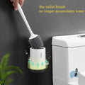 ECOCO Toilet Brush and Holder Quick Drain Cleaning Brush Tools for Toilet Household WC Washroom Bathroom Accessories Sets