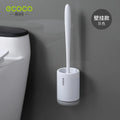 ECOCO Toilet Brush and Holder Quick Drain Cleaning Brush Tools for Toilet Household WC Washroom Bathroom Accessories Sets
