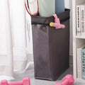Collapsible Laundry Baskets Large Slim Folding Hamper Freestanding Narrow Corner Bin with Handle Home Storage Basket Accessories