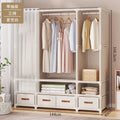 Dustproof Multipurpose Storage Rack, Large Capacity, Simple Assembly Clothes Cabinet Space, Household Wardrobes, Bedroom