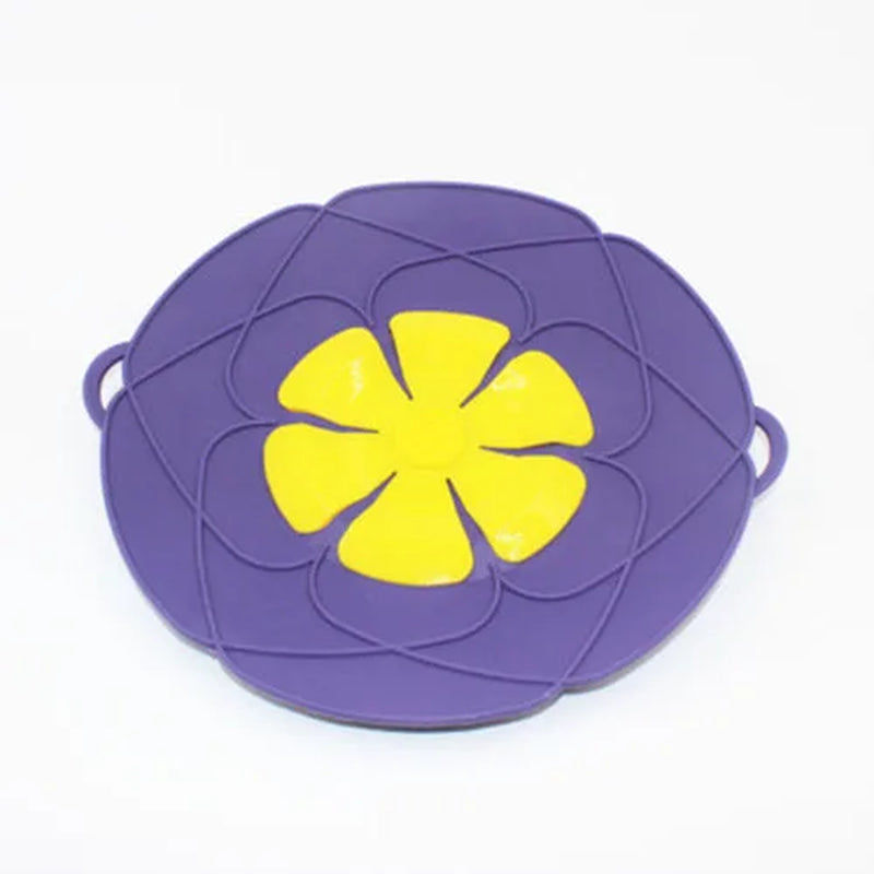 Lid for Pan Silicone Lid Spill Stopper Cover for Pot Pan Kitchen Accessories Cooking Tools Flower Cookware Kitchen Accessories