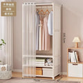 Dustproof Multipurpose Storage Rack, Large Capacity, Simple Assembly Clothes Cabinet Space, Household Wardrobes, Bedroom