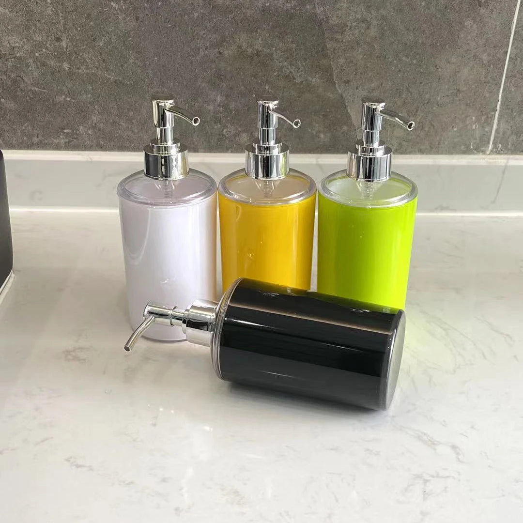 3Pcs/Set Plastic Bathroom Accessories Soap Dispenser Toothbrush Holder Soap Box for Washroom