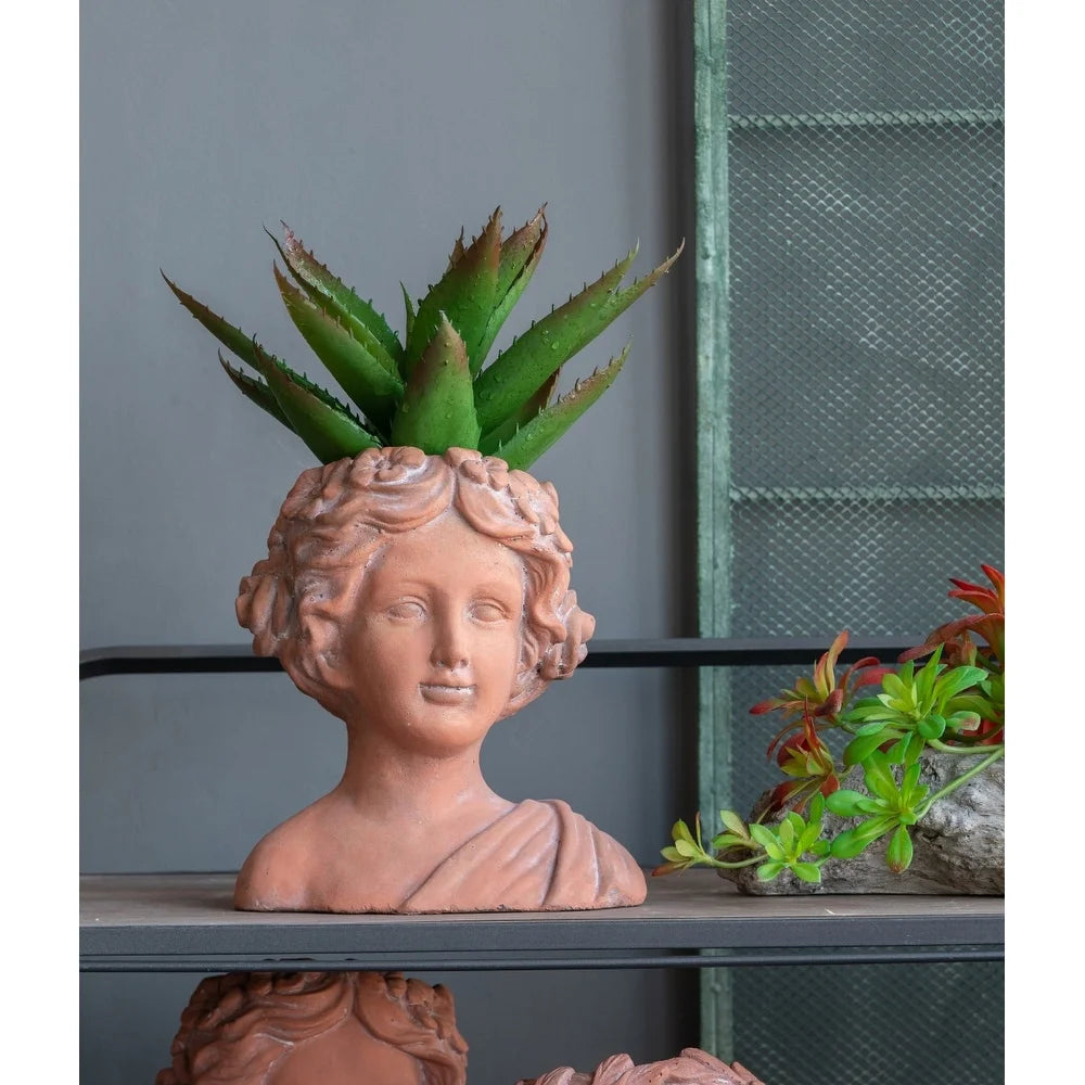 Indoor Outdoor Home Garden Decor Indoor Outdoor Home Garden Decor 9.10"L * 5.50"W * 9.40"H - Brown4