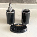 3Pcs/Set Plastic Bathroom Accessories Soap Dispenser Toothbrush Holder Soap Box for Washroom