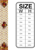Thanksgiving Turkey Table Runners Fall Leaf Autumn Harvest Pumpkin Non-Slip Rectangle Party Table Decorations Dresser Scarf for Kitchen ,Home ,Dining Table ,Outdoor,13X90 Inches Long,Yellow