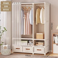 Dustproof Multipurpose Storage Rack, Large Capacity, Simple Assembly Clothes Cabinet Space, Household Wardrobes, Bedroom