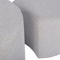Upholstered Nesting Coffee Tables (Set of 2), Side Table for Living Room, Bedroom, Office, Beige