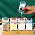 D5 Adjustable Salt Dispenser Condiments Container Sugar Bottle Spice Pepper Salts Shaker Spice Jar Salts Tank Seasoning Bottle