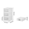 Foldable Shoe Rack Organizer 6 Layers Plastic Transparent Shoes Box Home Sneaker Storage Case Stackable Shoes Cabinet for Closet