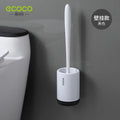 ECOCO Toilet Brush and Holder Quick Drain Cleaning Brush Tools for Toilet Household WC Washroom Bathroom Accessories Sets