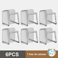 1-10PCS Kitchen Sponges Holder Stainless Steel Sink Sponges Drain Self Adhesive Storage Holder Wall Hooks Kitchen Tool Wholesale
