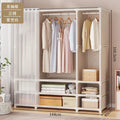 Dustproof Multipurpose Storage Rack, Large Capacity, Simple Assembly Clothes Cabinet Space, Household Wardrobes, Bedroom