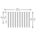 300-Light 10 Ft. Indoor/Outdoor Plug-In Integrated LED Mini Bulb 10-Strand Willow Curtain String Light Set, 1-Pack